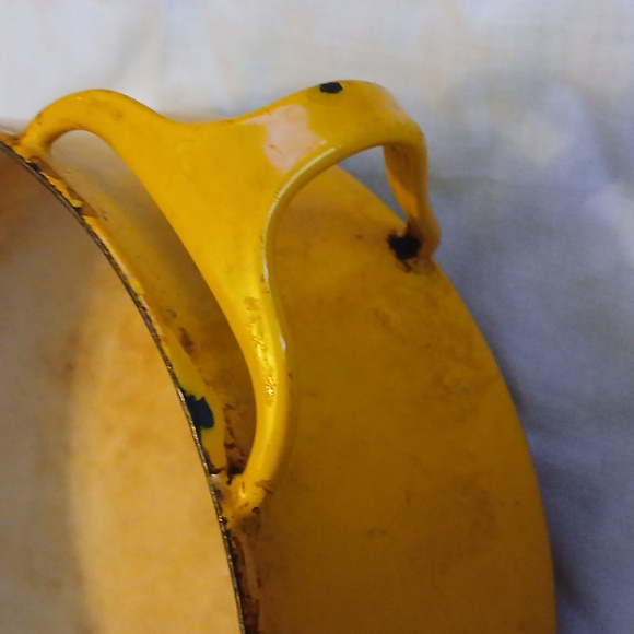 Dansk 7 in yellow Enamel pot Kobenstyle - Picture 2 of 7